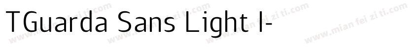 TGuarda Sans Light I字体转换